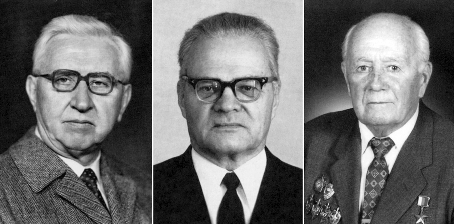Слева направо: Александр Феклисов, Леонид Квасников, Владимир Барковский. Фото: Из серии книг Николая Долгополова 